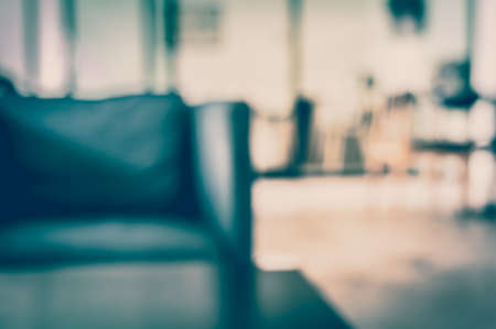 Vintage Style - air condition in Coffee shop blur background with bokeh imageの写真素材