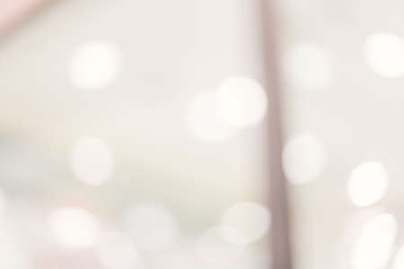 Abstract Bright light Bokeh circles background. Shopping Mall lightの写真素材