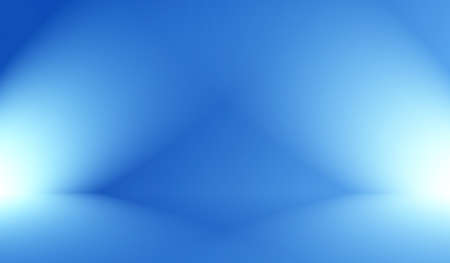 Abstract Luxury gradient Blue background. Smooth Dark blue with Black vignette Studio Bannerの写真素材