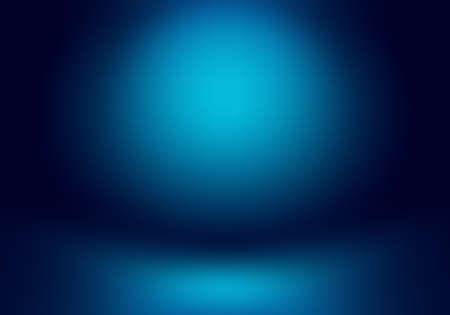Abstract Luxury gradient Blue background. Smooth Dark blue with Black vignette Studio Banner.の写真素材