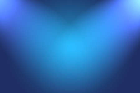 Abstract Luxury gradient Blue background. Smooth Dark blue with Black vignette Studio Banner.の写真素材