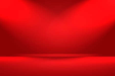 Abstract luxury soft Red background Christmas Valentines layout design,studio,room, web template ,Business report with smooth circle gradient colorの写真素材