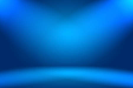 Abstract Luxury gradient Blue background. Smooth Dark blue with Black vignette Studio Banner.の写真素材