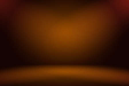 Abstract Smooth Brown wall background layout design,studio,room,web template,Business report with smooth circle gradient colorの写真素材