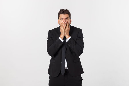 young handsome man shouting aggressively, looking very angry, frustrated, outraged or annoyed,...