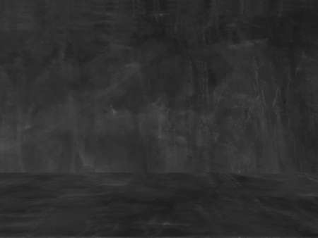 Old black background. Grunge texture. Dark wallpaper. Blackboard Chalkboard Concreteの写真素材