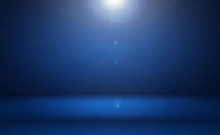 Abstract Luxury gradient Blue background. Smooth Dark blue with Black vignette Studio Banner.の写真素材