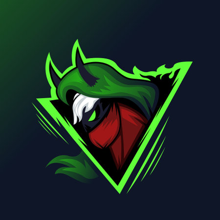 Assassin Ninja Esport  Gaming, Vector Illustration Mascot.のイラスト素材