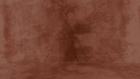 Grungy brown background of natural cement or stone old texture as a retro pattern wall. Conceptual wall banner, grunge, material,or construction.の写真素材