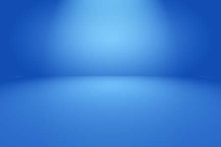 Abstract Luxury gradient Blue background. Smooth Dark blue with Black vignette Studio Banner.の写真素材