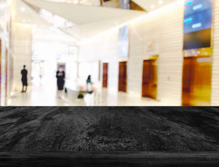 Old black background. Grunge texture. Dark wallpaper. Blackboard Chalkboard Concreteの写真素材