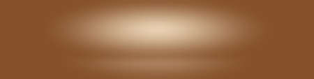 Abstract Smooth Brown wall background layout design,studio,room,web template,Business report with smooth circle gradient colorの写真素材