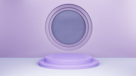 3d render, abstract geometric background, minimalistic primitive shapes, modern mock up, blank...
