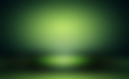 Luxury plain Green gradient abstract studio background empty room with space for your text and pictureの写真素材