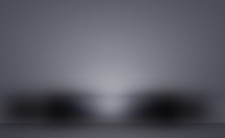 Abstract luxury plain blur grey and black gradient, used as background studio wall for display your products.の写真素材