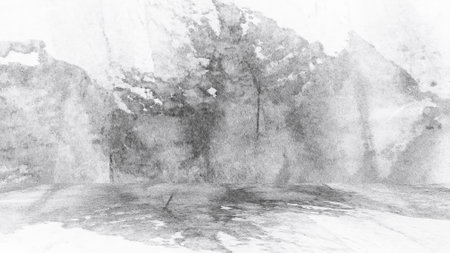 concrete wall - exposed white concrete texture with cracked detailの写真素材