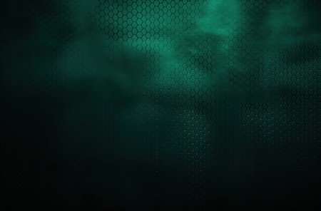 Dark green and scary grunge wall concreate texture background. AI Generative.の素材