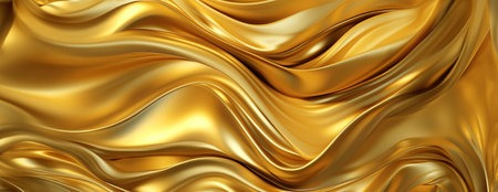 Gold background or texture and gradients shadow. AI Generative.の素材