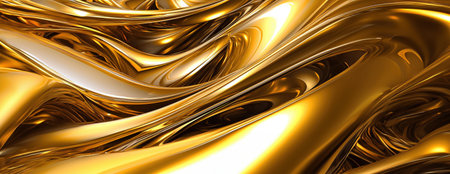 Gold background or texture and gradients shadow. AI Generative.の素材