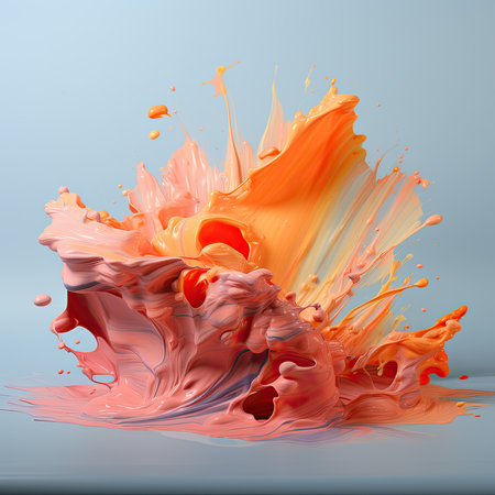 abstract watercolor paintings, paint color splotches, abstract colors, minimalism art painting, scene design. Ai Generative.の素材