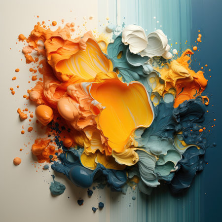 abstract watercolor paintings, paint color splotches, abstract colors, minimalism art painting, scene design. Ai Generative.の素材