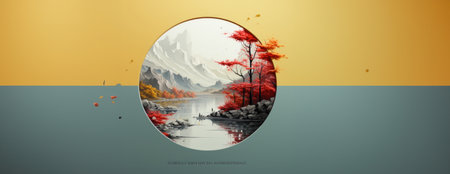 abstract watercolor paintings, paint color splotches, abstract colors, minimalism art painting, scene design. Ai Generative.の素材