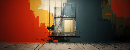 abstract watercolor paintings, paint color splotches, abstract colors, minimalism art painting, scene design. Ai Generative.の素材