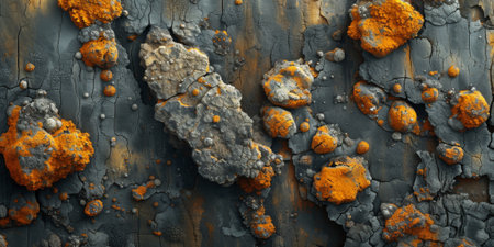 Grunge banner. Abstract stone background. The texture of the stone wall. Close-up rock backdrop.の素材