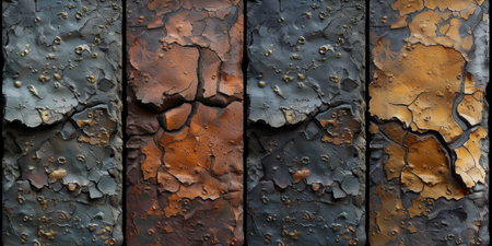 Grunge banner. Abstract stone background. The texture of the stone wall. Close-up rock backdrop.の素材