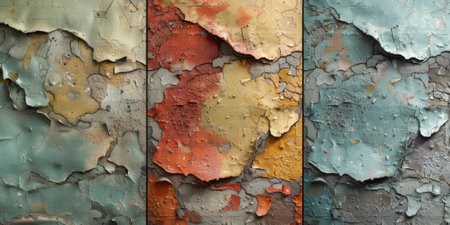 Grunge banner. Abstract stone background. The texture of the stone wall. Close-up rock backdrop.の素材