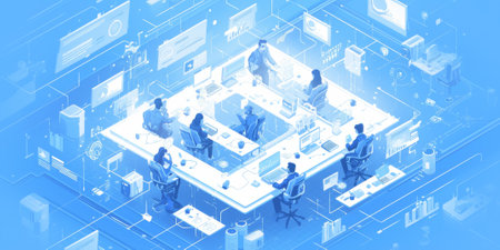 people learning language during online courses using netbook , e-learning education concept, learning online with webinar, video tutorial, internet lessonsの素材