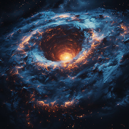 A journey through a black holeの素材