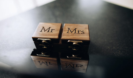 Wedding decor - wooden boxes for wedding rings