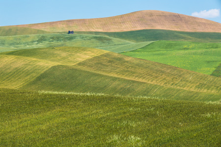 wonderful natural landscape in basilicata, southern Italyの写真素材