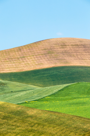 wonderful natural landscape in basilicata, southern Italyの写真素材