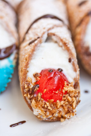 Cannoli, Sicilian pastry 