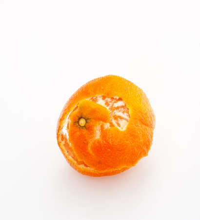 Peeled mandarinsの写真素材