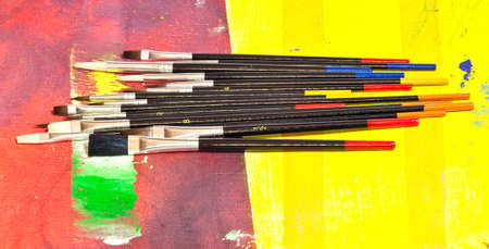 Paintbrushesの写真素材