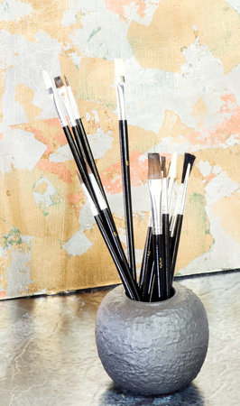 Paintbrushesの写真素材