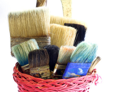 Paintbrushesの写真素材