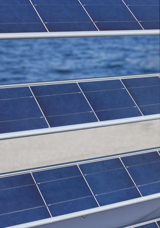 Photovoltaic panels の写真素材