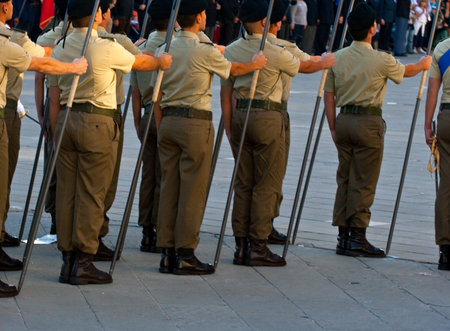 Marching soldiersのeditorial素材