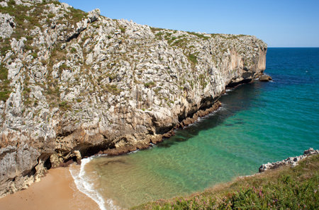 Beach, Nueva de Llanes. Asturias - Spainの写真素材