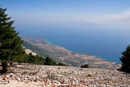 Enos mountain - Kefalonia, Greeceの写真素材