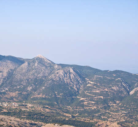 Enos mountain - Kefalonia, Greeceの写真素材