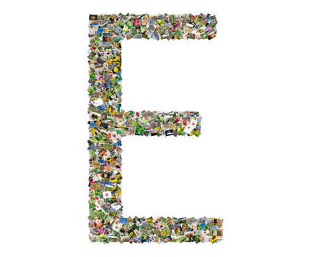 Letter eの写真素材