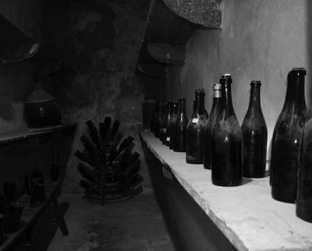Old bottlesの写真素材