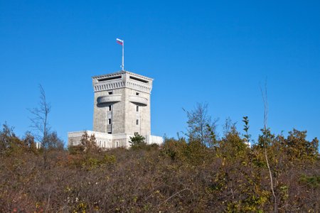 View of Tito mausoleum, Sloveniaのeditorial素材
