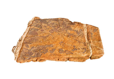 Stone isolated on white backgroundの写真素材