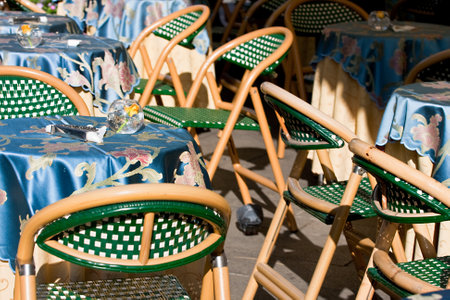 Table and chairsのeditorial素材